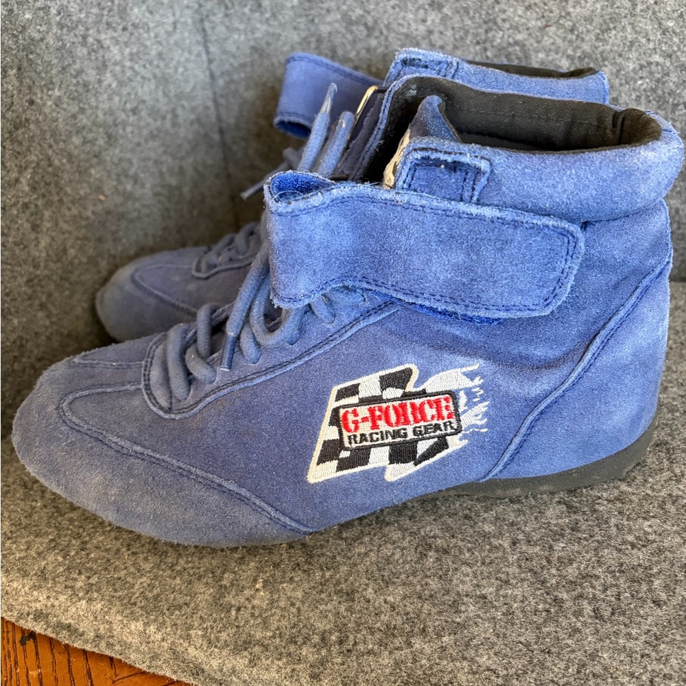 Blue Racing Shoes with Logo - Picture 5 of 8